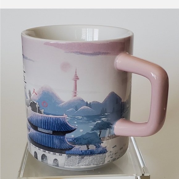Starbucks Seoul Mug with Pink skyline - Picture 6 of 7